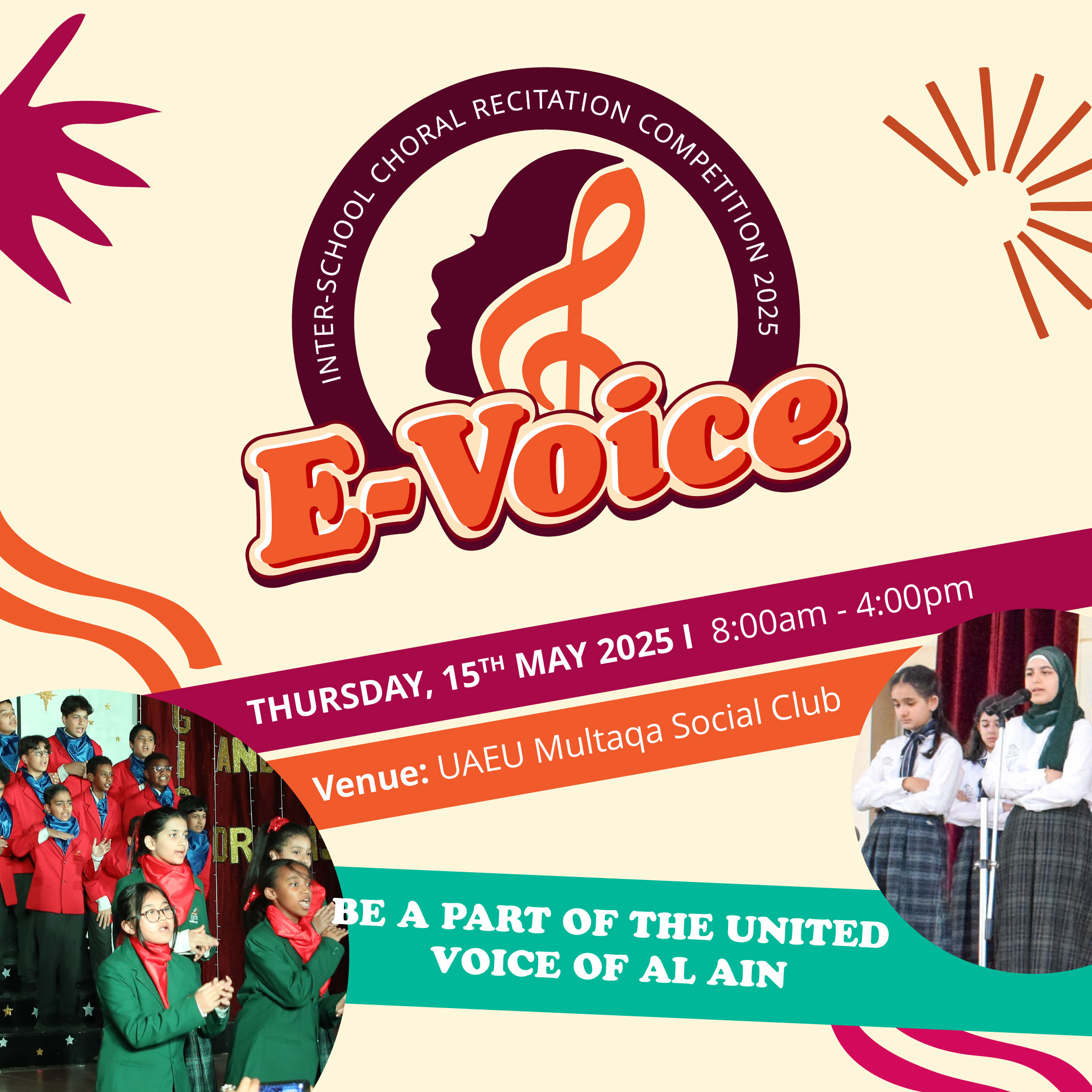 Excel International School E-Voice: Interschool Choral Recitation Competition 2025